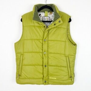 Burton Womens XL Puffer Vest Sleeveless Jacket Coat Winter Ski Gorpcore Green